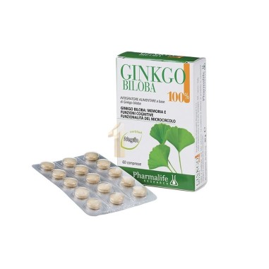 Gingko Biloba 100% | Pharmalife | Controllo Della Cellulite