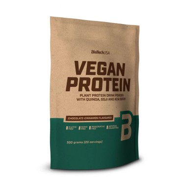 BioTech USA Vegan Protein - Cioccolato e Cannella- 500 g