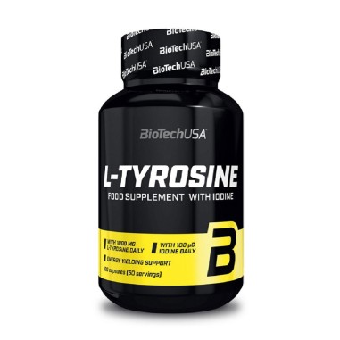 L-Tyrosine | BioTech USA | Formato 100 Capsule