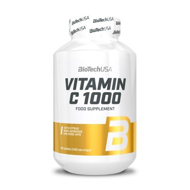 Vitamin C1000 (100caps) | Biotech USA | Benefici Fella Vitamina C