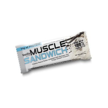 Muscle Sandwich Bar 56 gr - Vaniglia | Muscle Foods | Vendita online