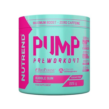 Nutrend - Pump Bubble Gum - 225 g