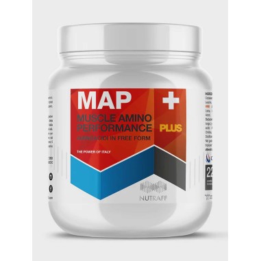 Nutraff - MAP+ Pool di EAA con HBCD - 500 g | AMINOACIDI E BCAA | Vendita Online