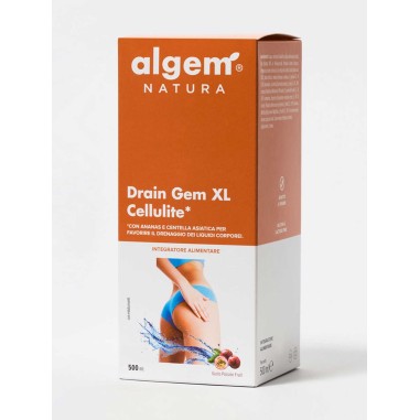 Drain Gem XL Cellulite Passion Fruit - 500 ml | Algem Natura | Vendita online