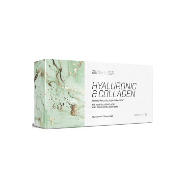 Hyaluronic & Collagen | BioTech USA | Formato 120 Capsule