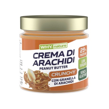 Crunchy Crema Di Arachidi Formato 50gr | Why Nature | 100% Arachidi