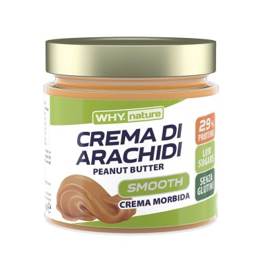 Crema di Arachidi Smooth - 350 g | Why Nature | 100% Arachidi