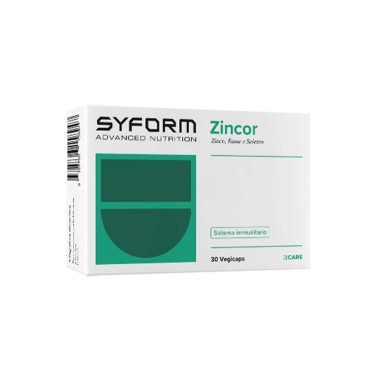 Zincor 30 vegicaps | Syform | Integratore di zinco e rame