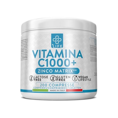 +Life - Vitamina C1000+ - 200 cpr | Vendita online 