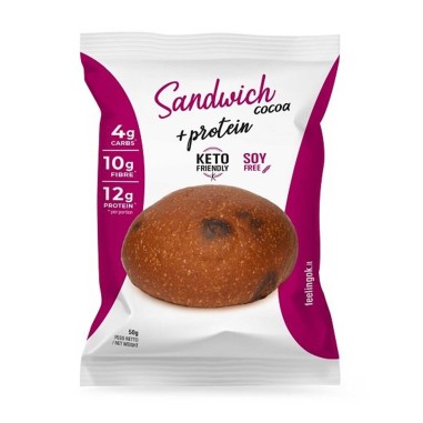 Sandwich Start Cacao 1x50gr | Feeling Ok | Pasto Proteico