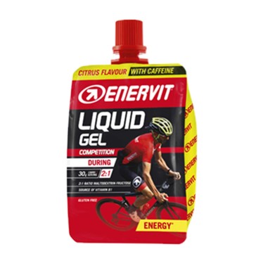 Enervit - Liquid Gel Competition Agrumi con Caffeina - 60 ml