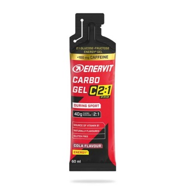 Enervit - Carbo Gel C2:1 Pro Cola con Caffeina - 60 ml | Vendita Online 