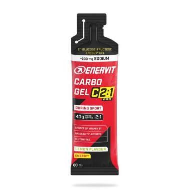 Enervit - Carbo Gel C2:1 Pro Limone con Sodio - 60 ml | Vendita Online 