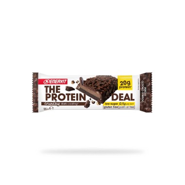 Enervit - The Protein Deal Crunchy Bar Double Choco - 55 g | Vendita Online 