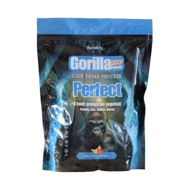 NaturVeg - Gorilla 100% Vegan Protein Perfect - 1 kg | Vendita Online