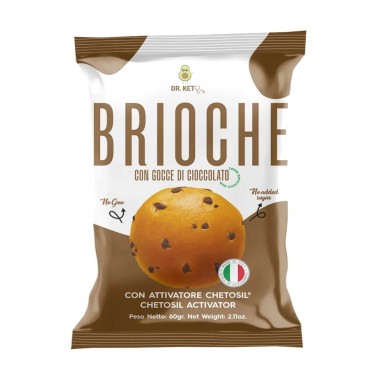 Dr. Keto - Brioche con Gocce di Cioccolato - 60 g