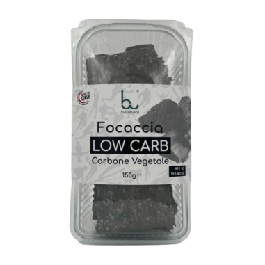 Bewheat - Focaccia Low Carb Carbone Vegetale - 150 g