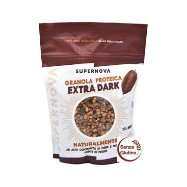 Supernova - Granola Proteica Senza Glutine Extra Dark - 300 g