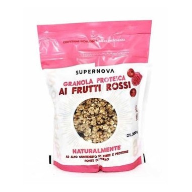 Supernova - Granola Proteica Senza Glutine Frutti Rossi - 300 g