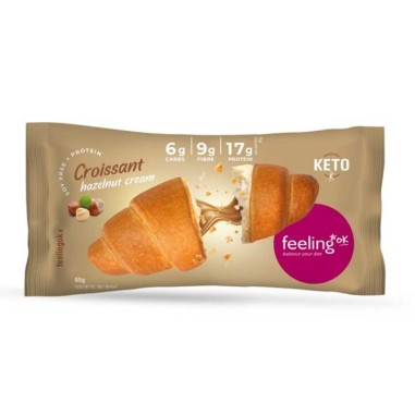 Feeling Ok - Croissant ripieno alla Nocciola - 65 g