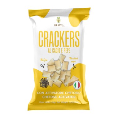 Dr. Keto - Crackers Cacio e Pepe - 35 g